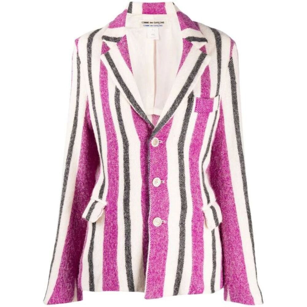 Comme des Garçons Striped Wool Jacket